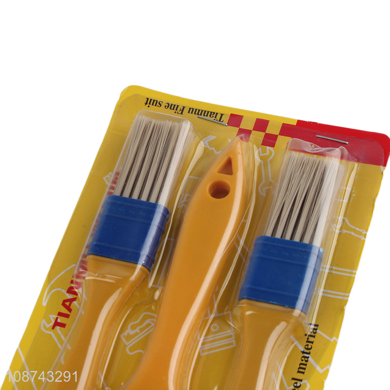 Online wholesale 3-piece wall paint brush set multipurpose brush set