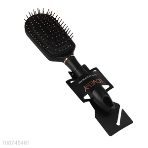 Best selling anti-static black wide tooth hair comb massage hair brush wholesale