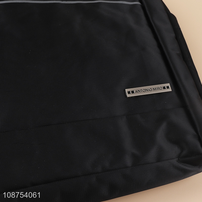 Yiwu factory black lightweight travel portable laptop bag for sale