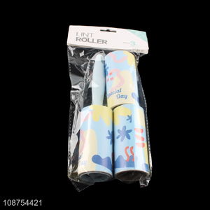 Hot selling 20 sheets lint roller set pet hair remover brush set