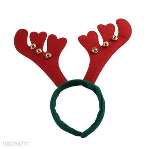 Wholesale Christmas reindeer antler hair hoop holiday headband party favors