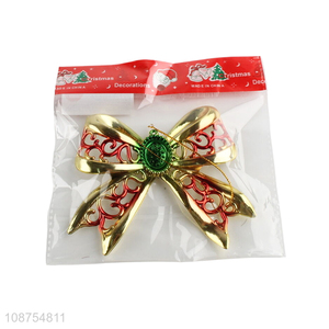 Good quality Christmas tree ornaments Christmas bowknot hanging decoration