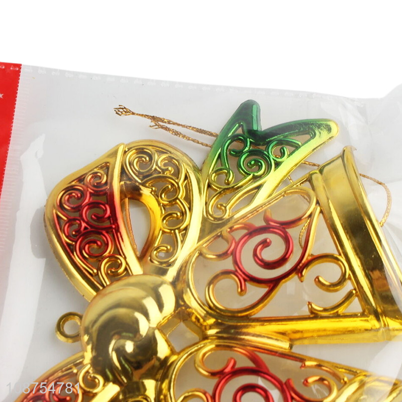 Factory price Christmas tree ornaments Christmas bell hanging decoration