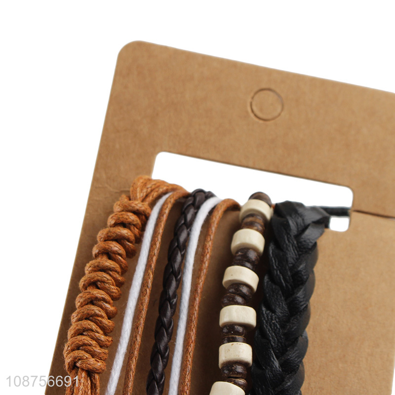 New arrival handmade woven rope fashionable bracelet wholesale