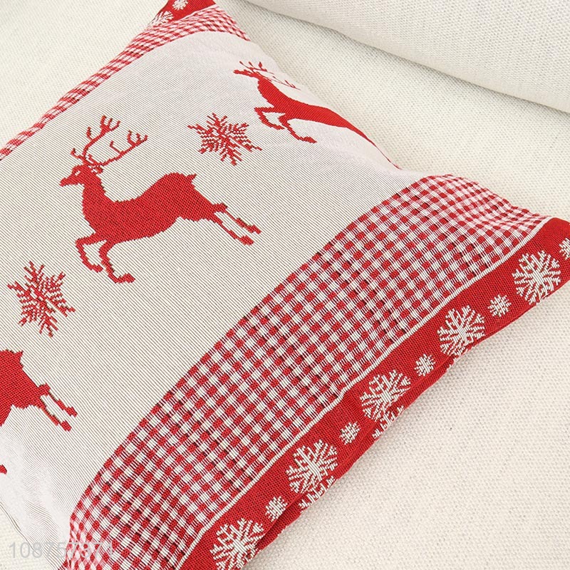 Good quality Christmas throw pillow cover case for Xmas decor