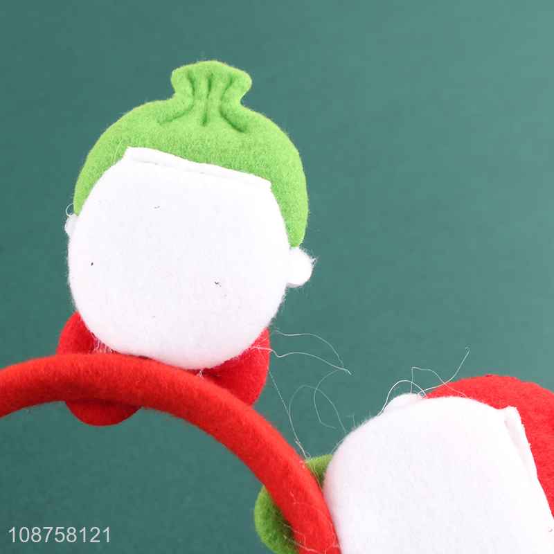 China factory christmas gifts snowman hair hoop hair accessories