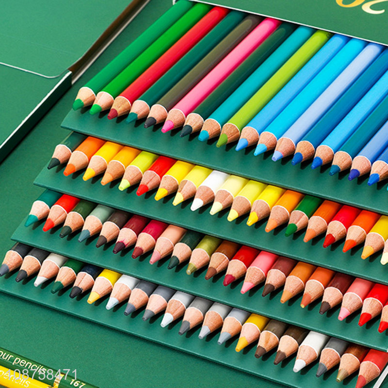 Wholesale 120 colors advanced colored pencils for drawing coloring