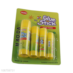 Best selling 4pcs non-toxic school office glue stick set