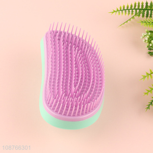 Factory price plastic detangling comb hairbrush