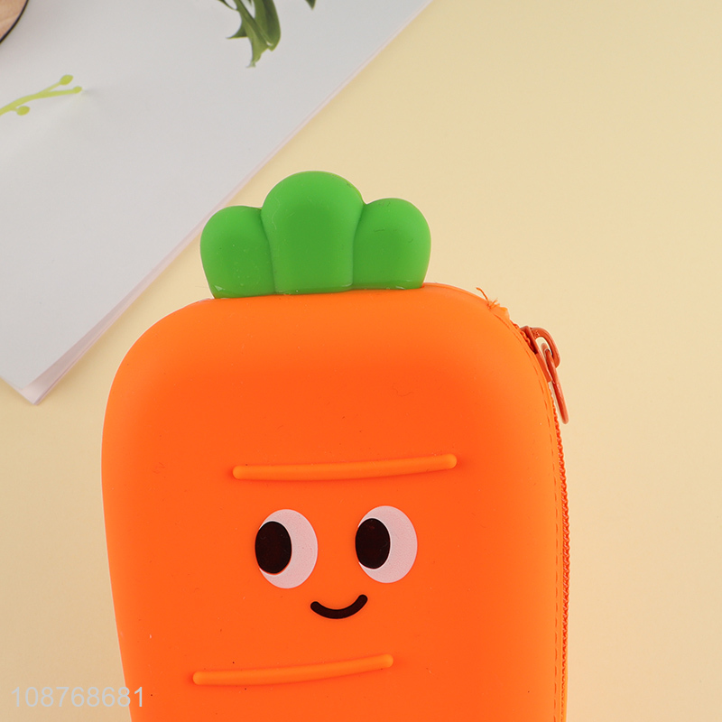 New product waterproof silicone pencil case pencil pouch