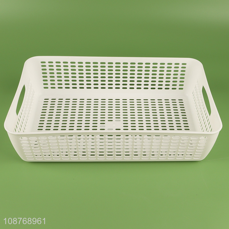 Good quality plastic refrigerator organizer bins with drain tray