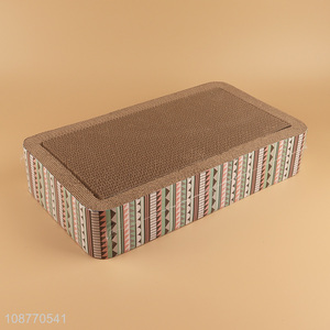 Wholesale cardboard cat scratcher cat scratching pad