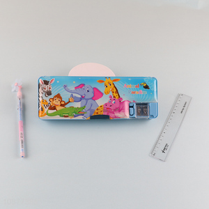 New product cartoon plastic pencil case pencil box