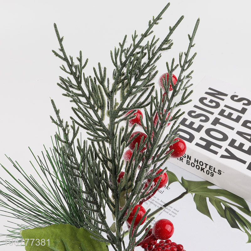 China products red berries christmas pine needles