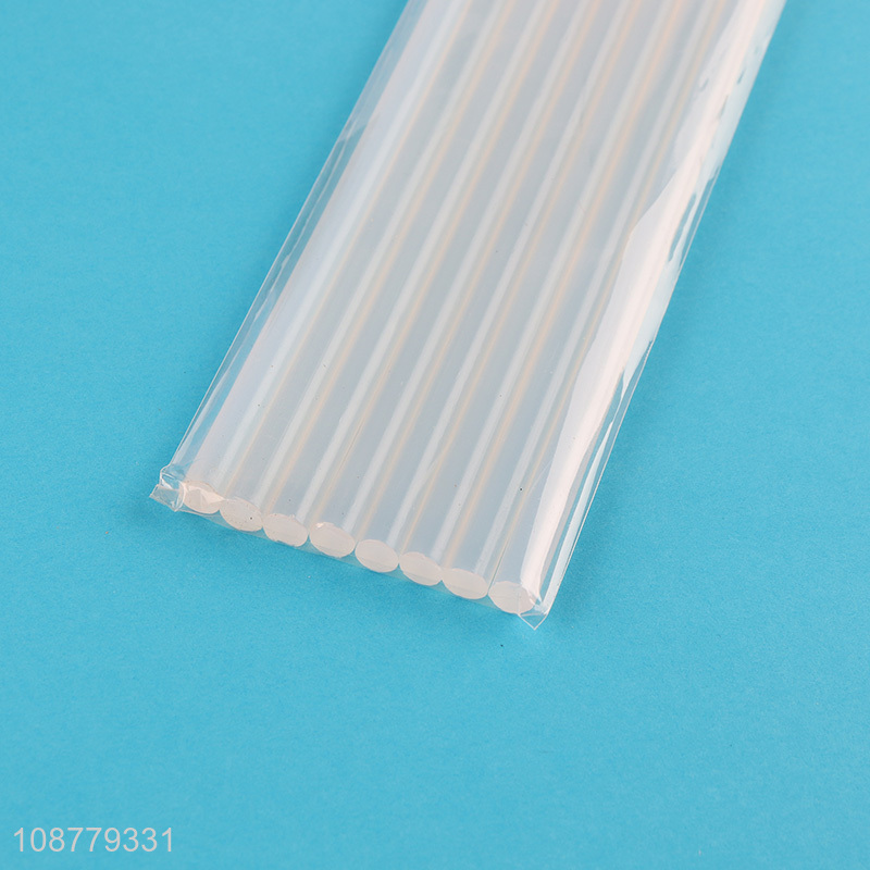 Factory price 8 pieces clear hot melt glue sticks