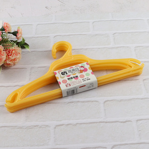 Low price children plastic clothes hanger set