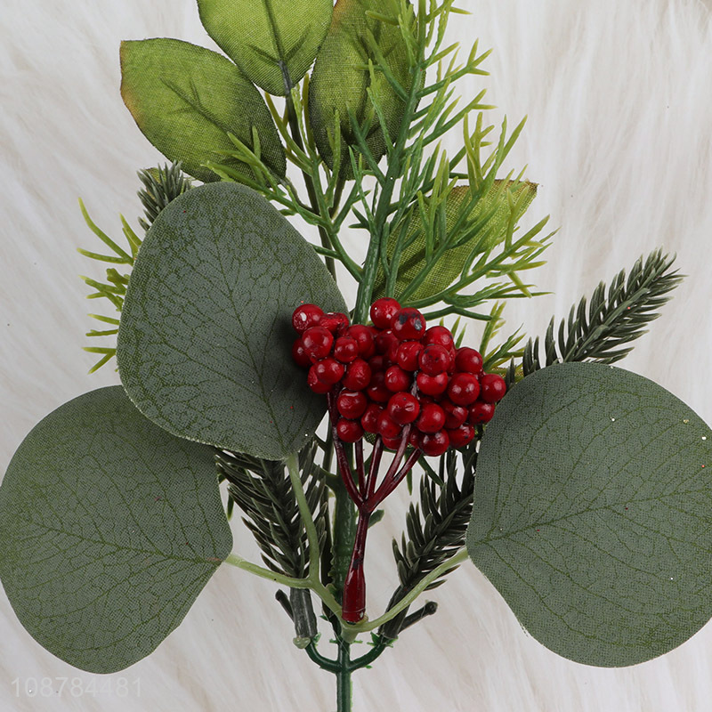 New product artificial Christmas pine picks Christmas twigs