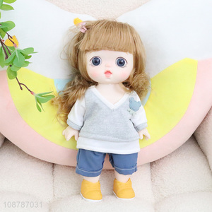 China imports cute long hair girl doll baby toys