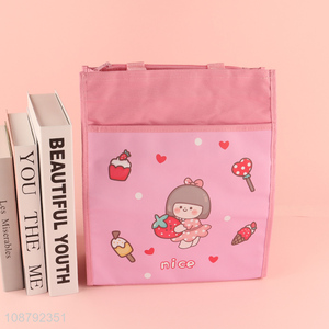 Hot selling cartoon students tote bag