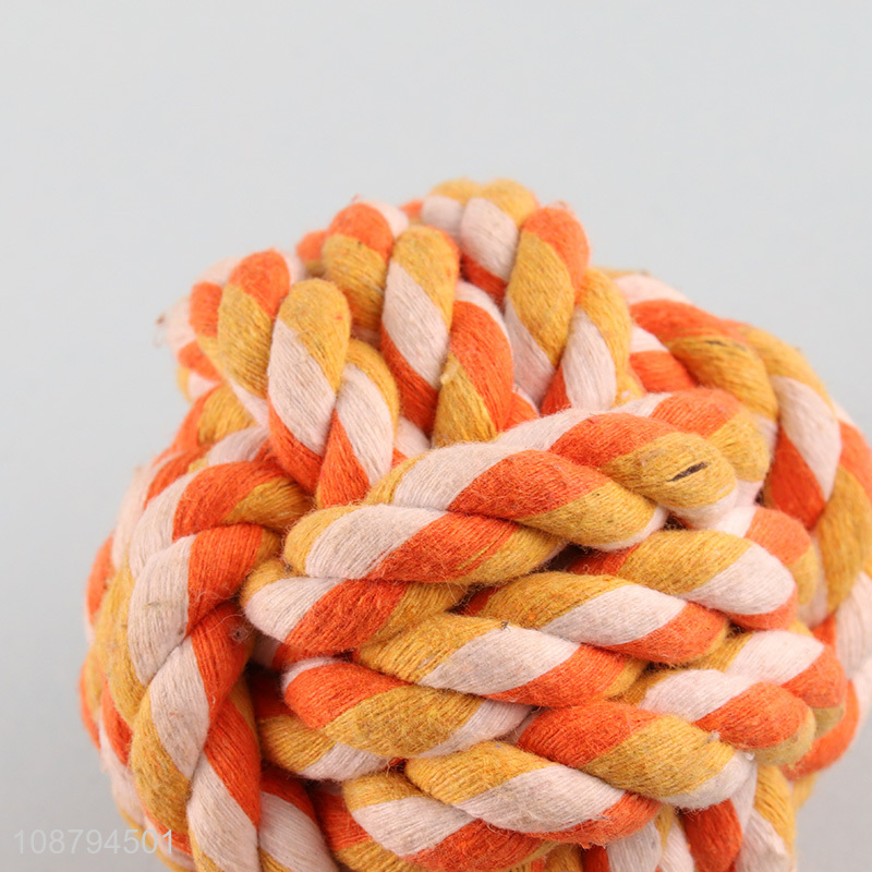 Online wholesale pets chewing cotton rope toys