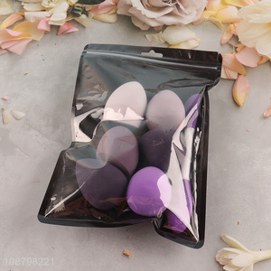 China supplier 6pcs soft makeup puff cosmetic sponge