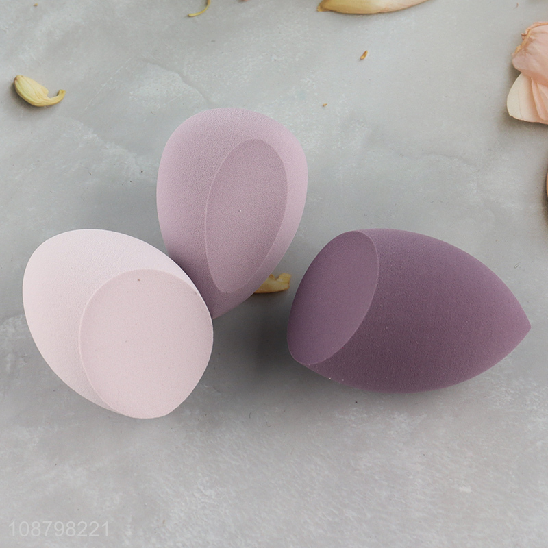 China supplier 6pcs soft makeup puff cosmetic sponge