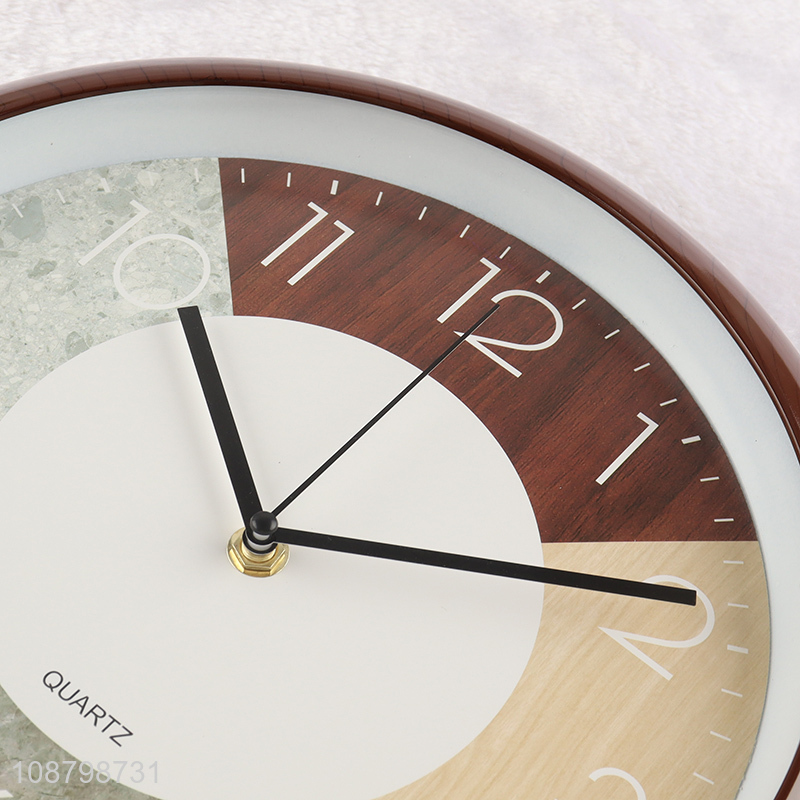 High quality battery operated simple silent analog wall clock