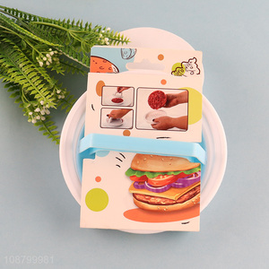 Wholesale non-stick plastic hamburger press patty maker