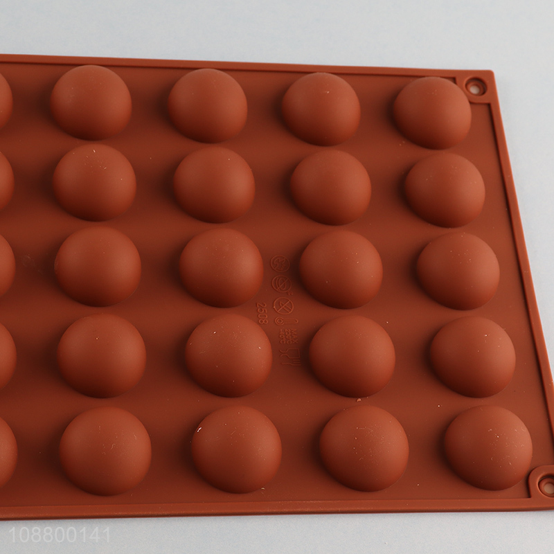 Factory price semi-sphere silicone candy chocolate molds