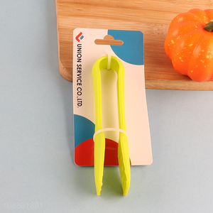 Hot selling bpa free plastic food tongs serving tongs