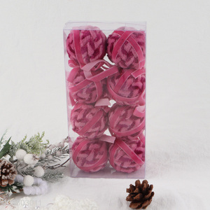 Best quality 8pcs christmas hanging ornaments christmas ball