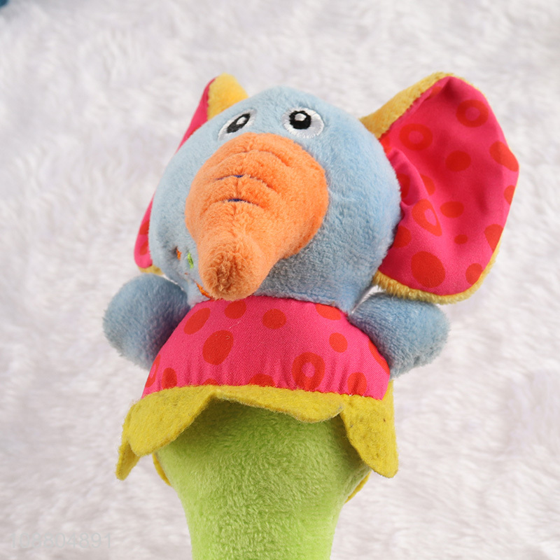 New product baby rattles soft stuffed plush hand rattle shaker