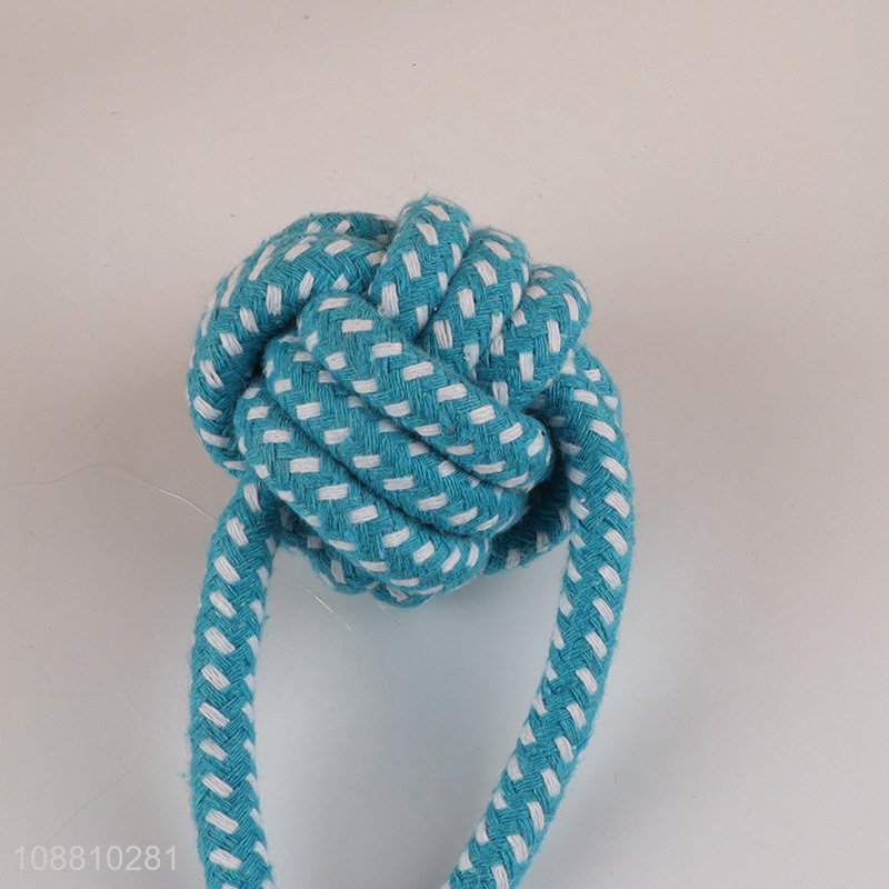 Yiwu market pets dog cotton rope chew toys teething toys