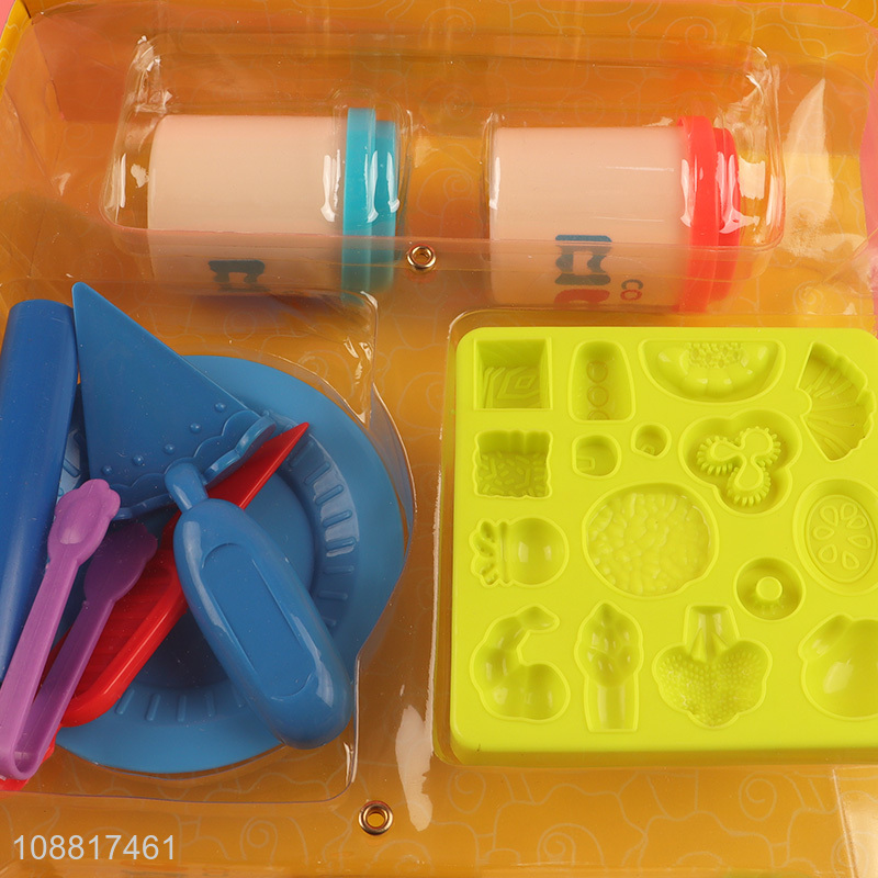 New product kids colored mud toy set diy toys