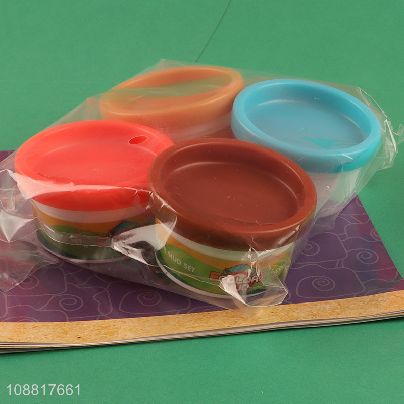 Good selling pizza pasta series diy colored mud set toys