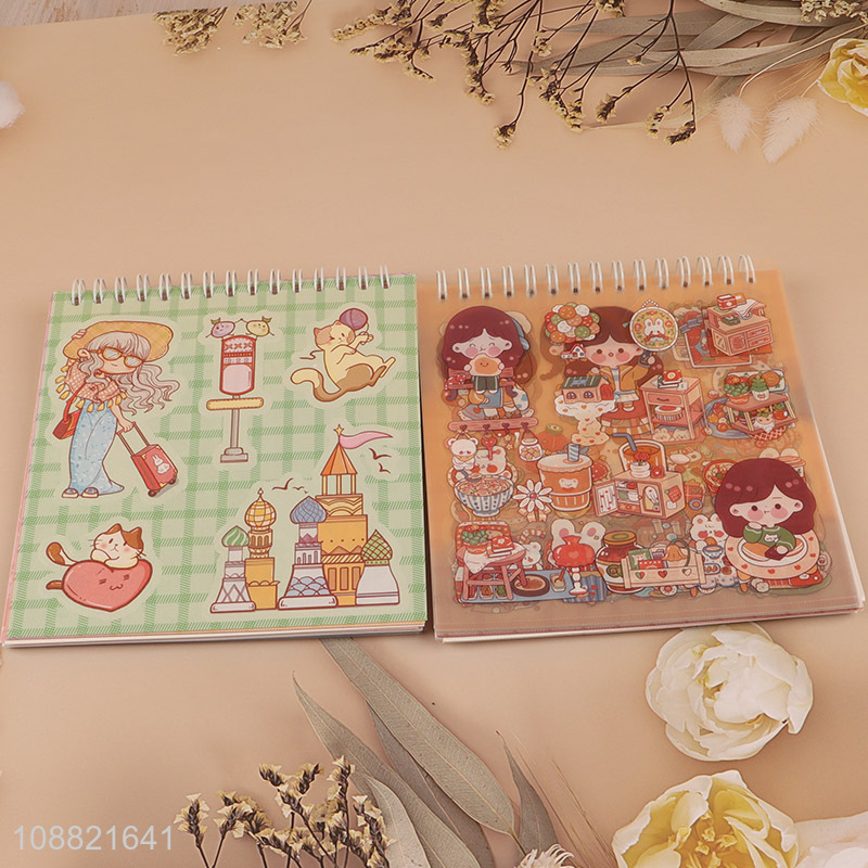 Good quality kawaii cartoon stickers for kids girls scrapbooking