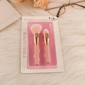 Top selling 2pcs women makeup brush powder brush