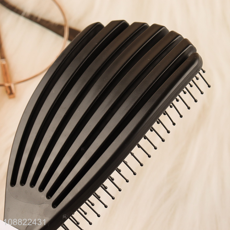 Factory wholesale multicolor hollow wide teeth hair comb