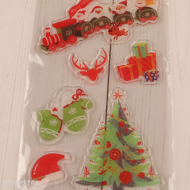 Good Price Christmas Window Stickers Reusable Window Decals