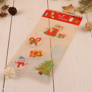 Yiwu Market Christmas Window Clings Holiday Window Decals