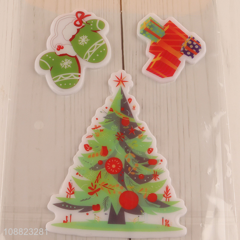 Yiwu Market Christmas Window Decals Christmas Window Clings