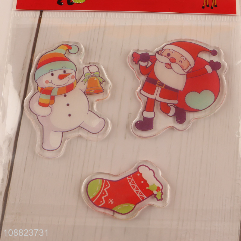 China Imports Christmas Window Stickers Clings for Home Decor