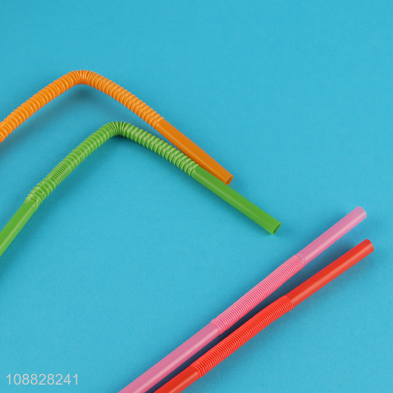 China factory colorful plastic drinking straw for juice