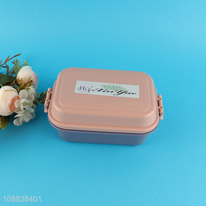 Yiwu factory plastic food container lunch box for sale