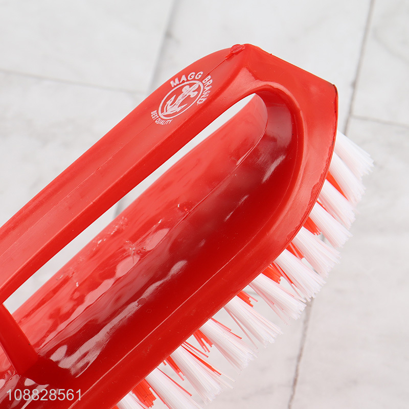 Low price plastic home scrubbing brush for cleaning tool