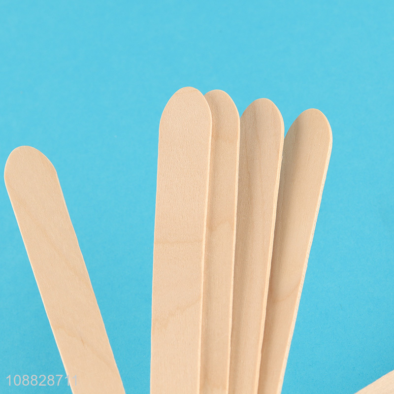 Hot selling wooden disposable ice cream scoop dessert spoon