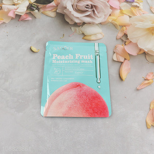 China wholesale skin care peach fruit moisturizing mask