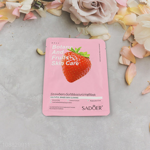 Hot products skin care strawberry soft moisturizing mask