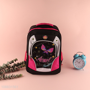 Factory supply polyester waterproof school bag school backpack