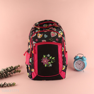 New style polyester waterproof school bag school backpack